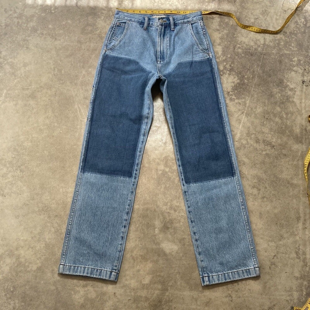 Madewell Denim Sz 25 The 90s Straight Jean Hazelfern Wash Shadow-Panel Edition